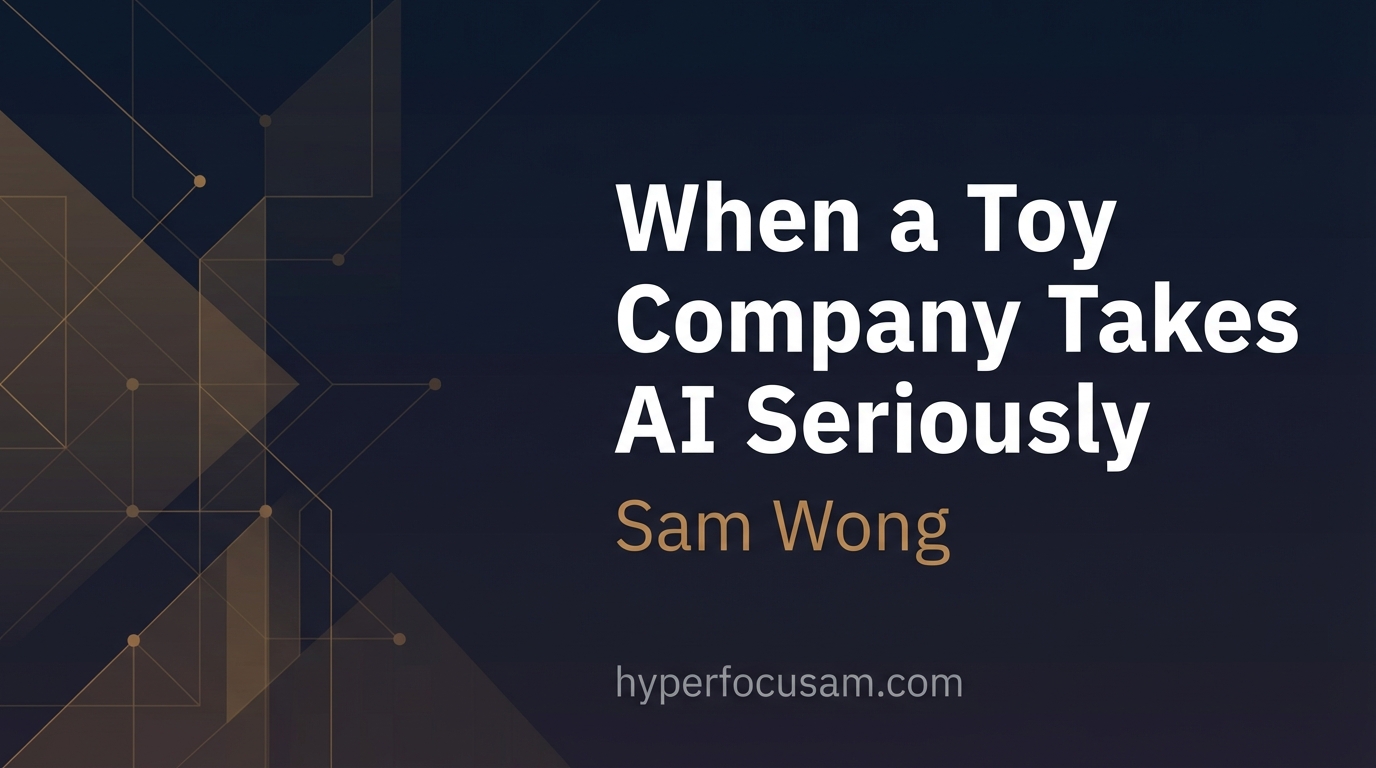 What Happens When a Toy Company Takes AI Seriously