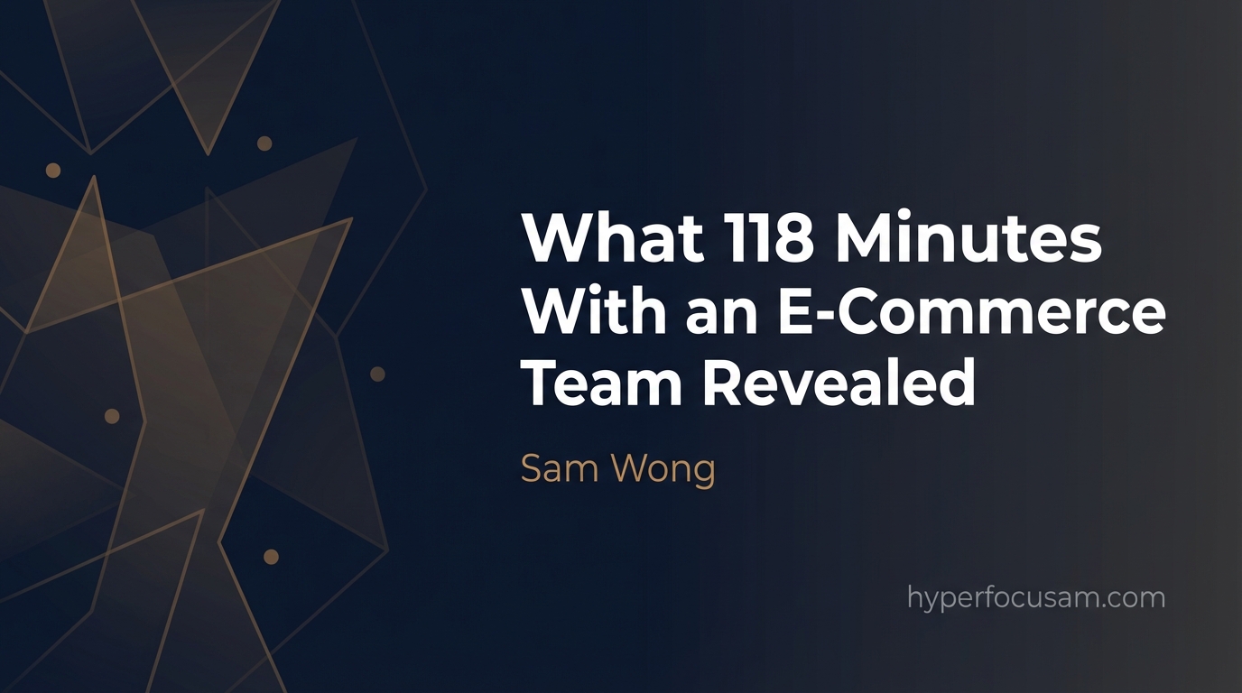 What 118 Minutes With an E-Commerce Team Revealed About AI Adoption Gaps