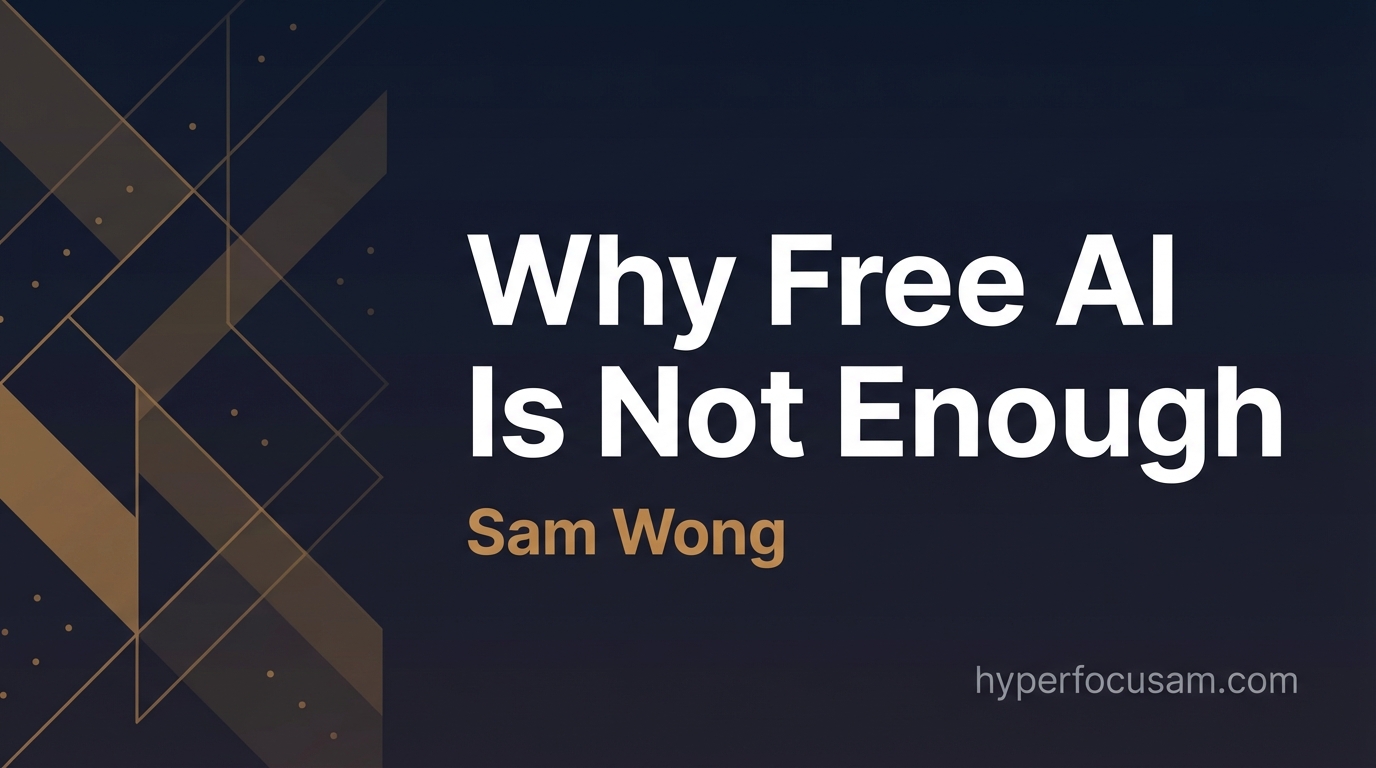 Why Free AI Isn't Enough: The Case for Paying for AI Tools